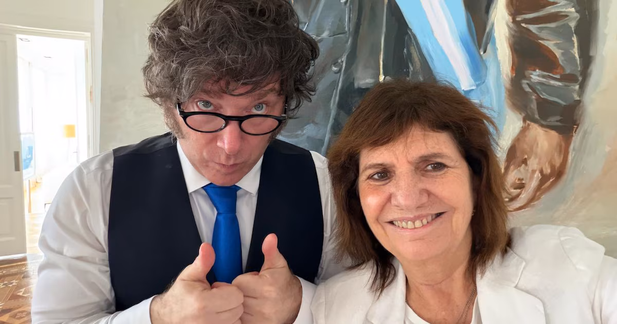 Milei minimiza tensiones con Bullrich, afirma que forman parte de la mesa política