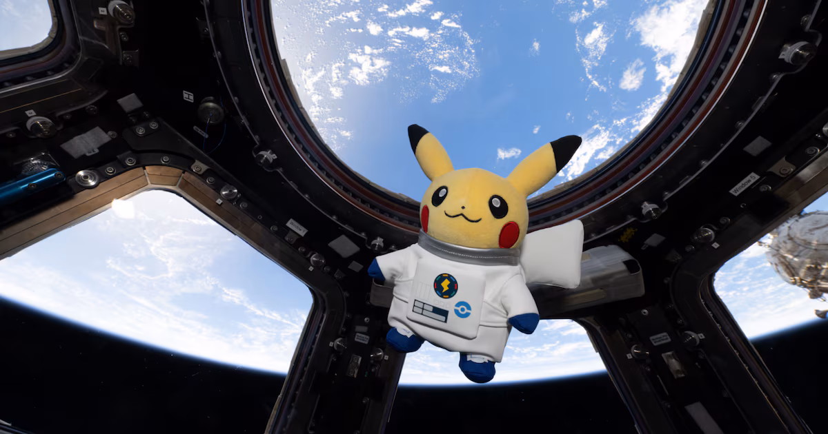 Pikachu acompaña a una astronauta de la ESA en una misión espacial para la Semana Mundial del Espacio 2026