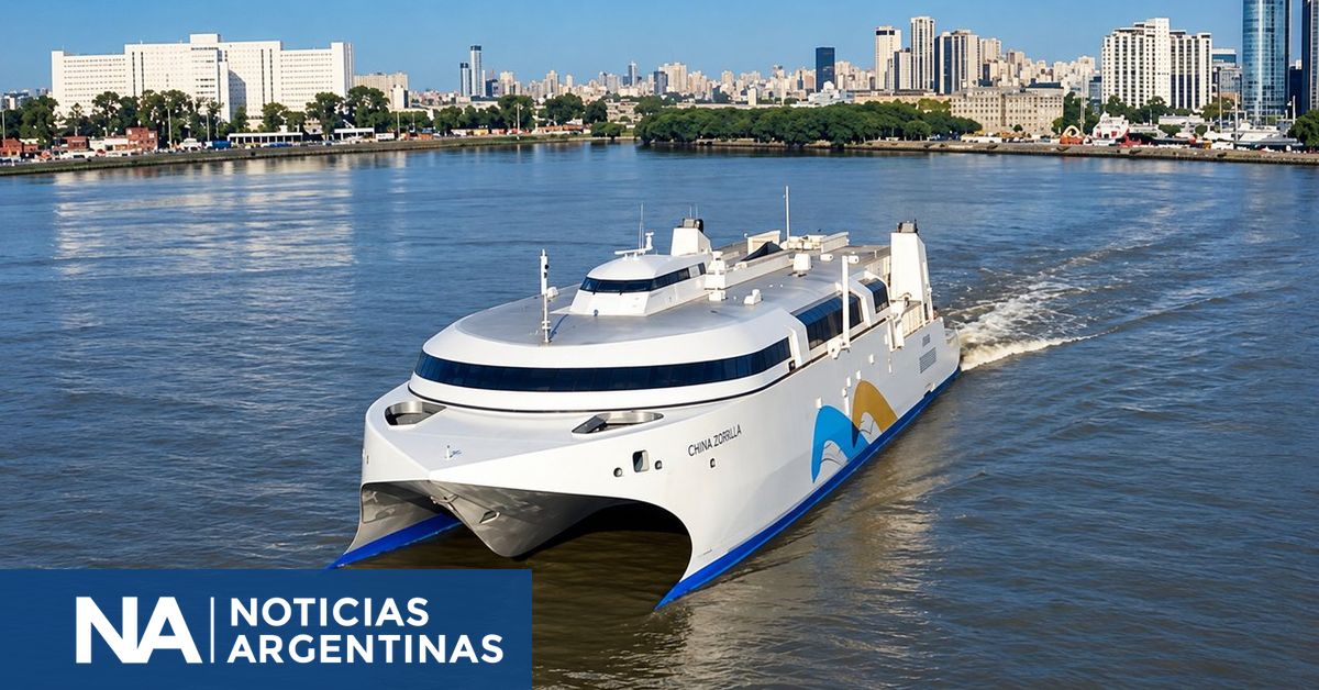 Llega el primer ferry 100% eléctrico entre Uruguay y Argentina: China Zorrilla se presenta con respaldo político