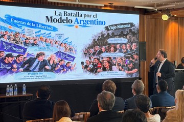 La batalla por el Modelo Argentino: filminas de Santiago Oría en Tigre, entre críticas y debates