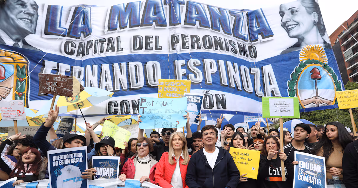 Marcha Federal Universitaria: Espinoza y Magario advierten sobre recortes y defienden la educación pública