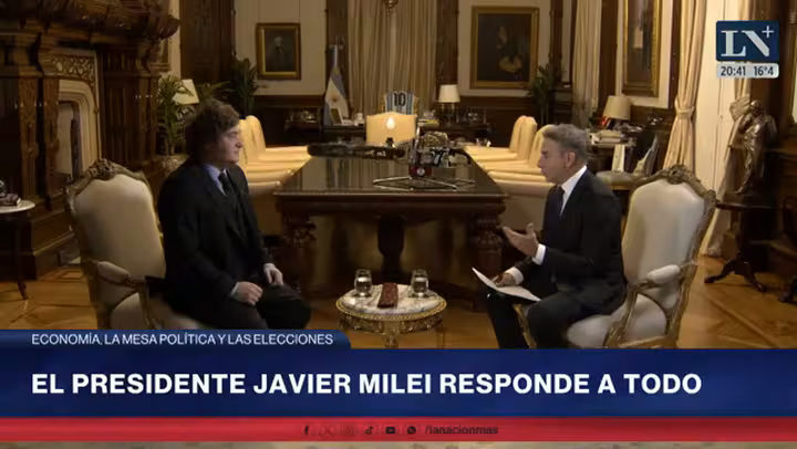 Milei niega recesión y cuestiona lecturas de los indicadores tras la ONU