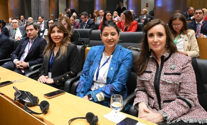 Villarruel pidió regular la IA y defender el trabajo en el Foro Iberoamericano de Madrid