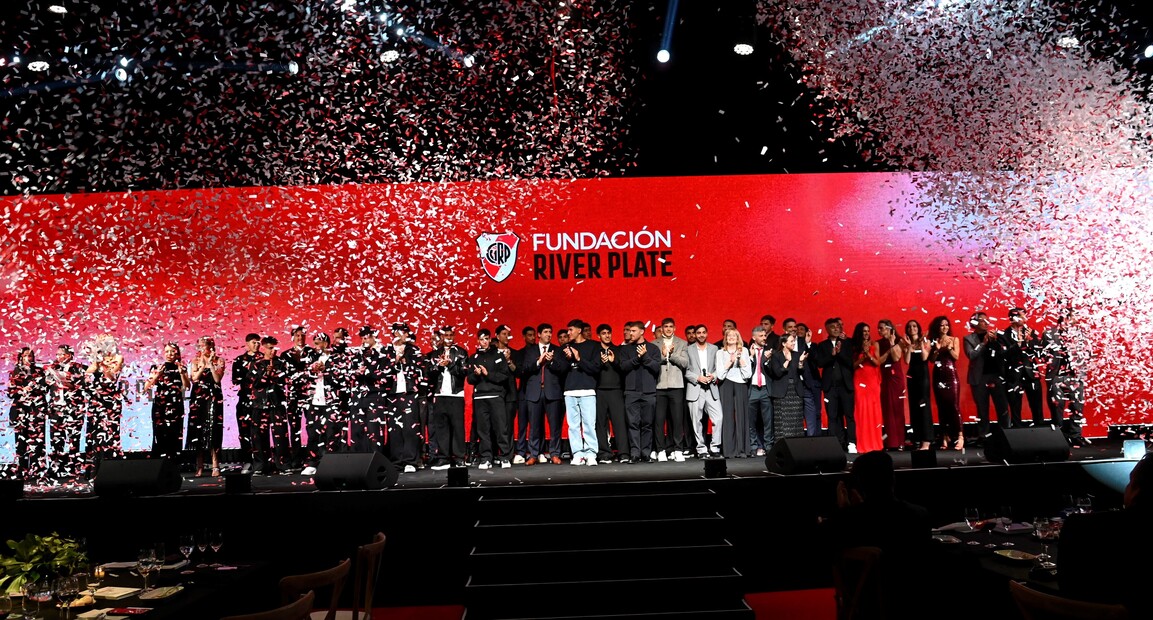 Cena Anual Solidaria de la Fundación River Plate: recaudación récord de casi mil quinientos millones