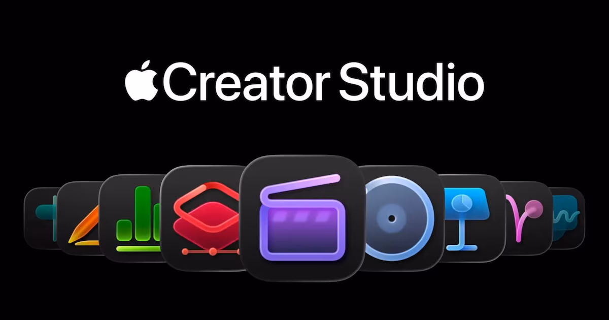 Apple Creator Studio suma asistentes de IA: qué cambia para editar en Mac, iPad y iPhone