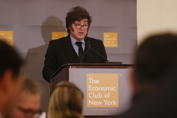 Milei afirmó en Nueva York que, de reelegirse, 2028 podría ser el mejor año económico de Argentina