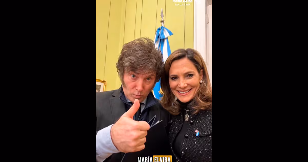 Milei respaldó la reelección de María Elvira Salazar en EE. UU.