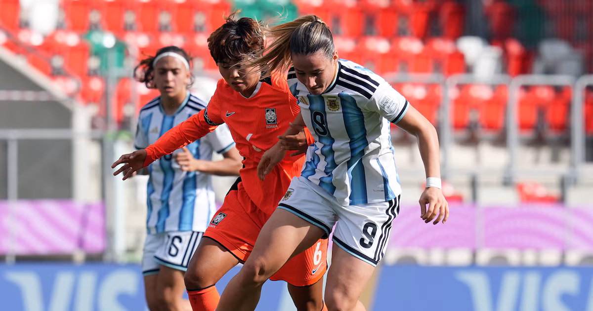 Argentina cayó ante Corea del Sur y quedó fuera del Mundial Sub 20 femenino en octavos