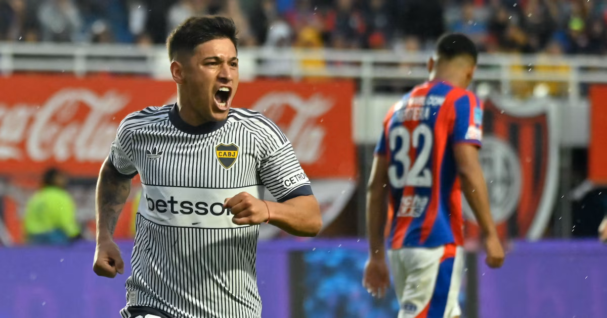Boca Juniors venció 2-0 a San Lorenzo en el Nuevo Gasómetro tras expulsión de Insaurralde