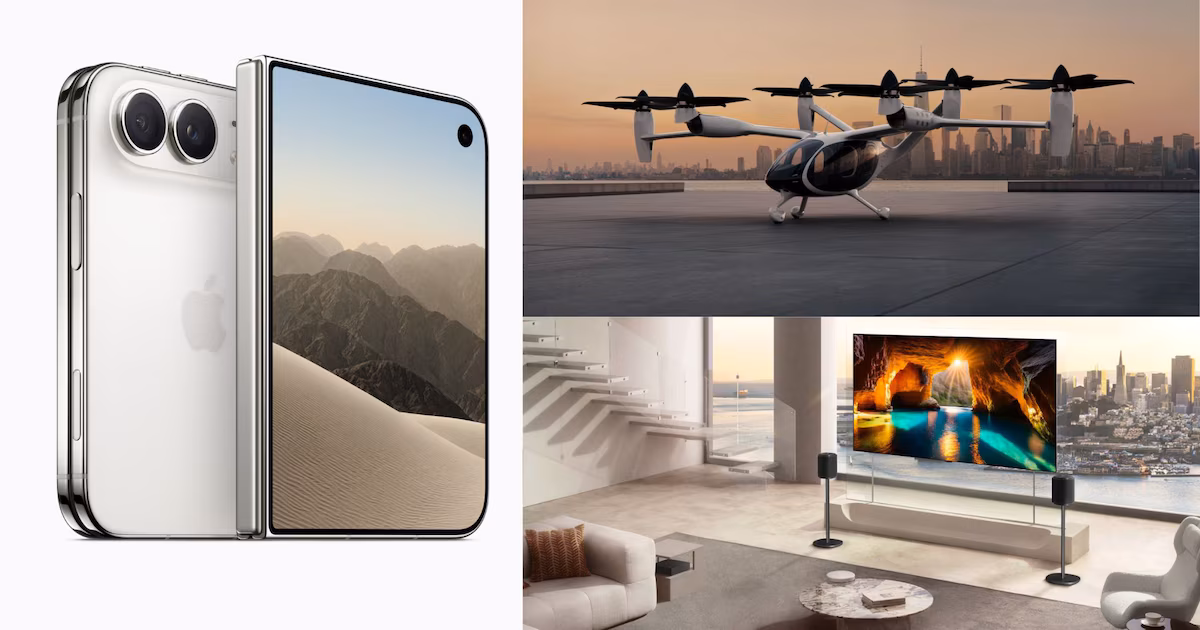 Time encabeza los inventos de 2026 con el iPhone Duo; también destacan un taxi aéreo y una pulsera háptica