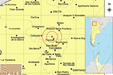 Temblor de magnitud 5 sacude Tucumán en la madrugada; hubo un movimiento previo en Catamarca