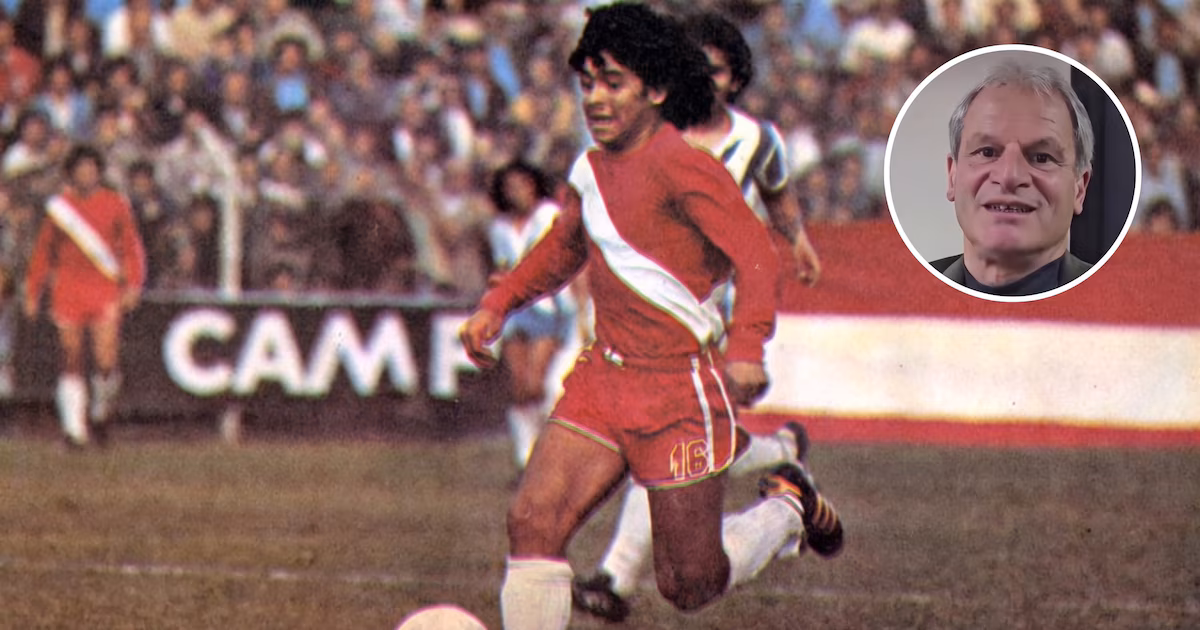 Giacobetti dejó su lugar para Maradona en su debut y, 50 años después, gestiona una inmobiliaria
