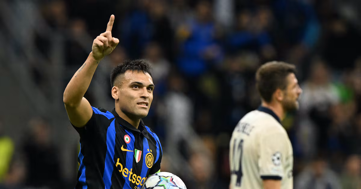 Brujas le ganó 4-3 a Inter en Milán con hat-trick de Tresoldi y doble de Lautaro