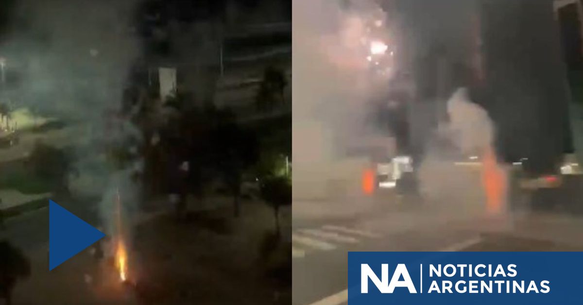 Hinchas de Vasco da Gama lanzaron pirotecnia frente al hotel de Boca en Río, en la previa de la semifinal de la Sudamericana