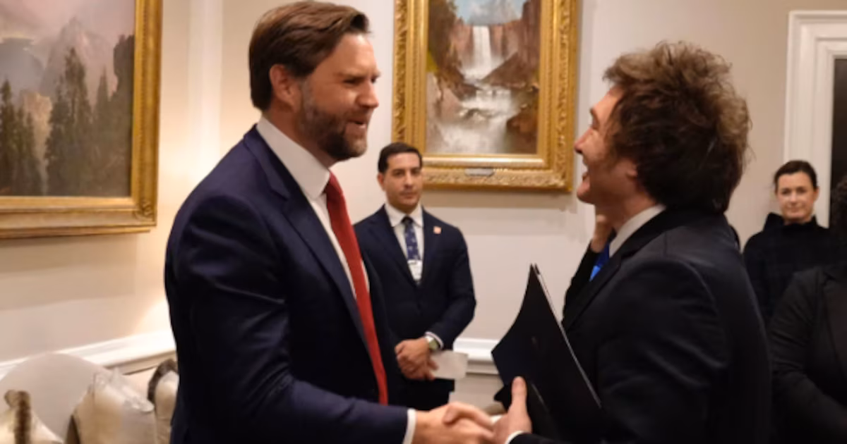 El vicepresidente de Estados Unidos, JD Vance, visitará Argentina en noviembre para reunirse con Milei