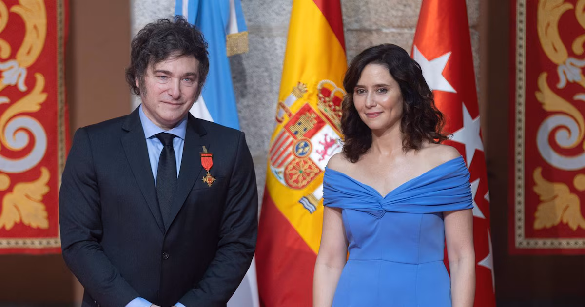 Milei viaja a Madrid para encuentros con Díaz Ayuso y foros sobre economía austríaca