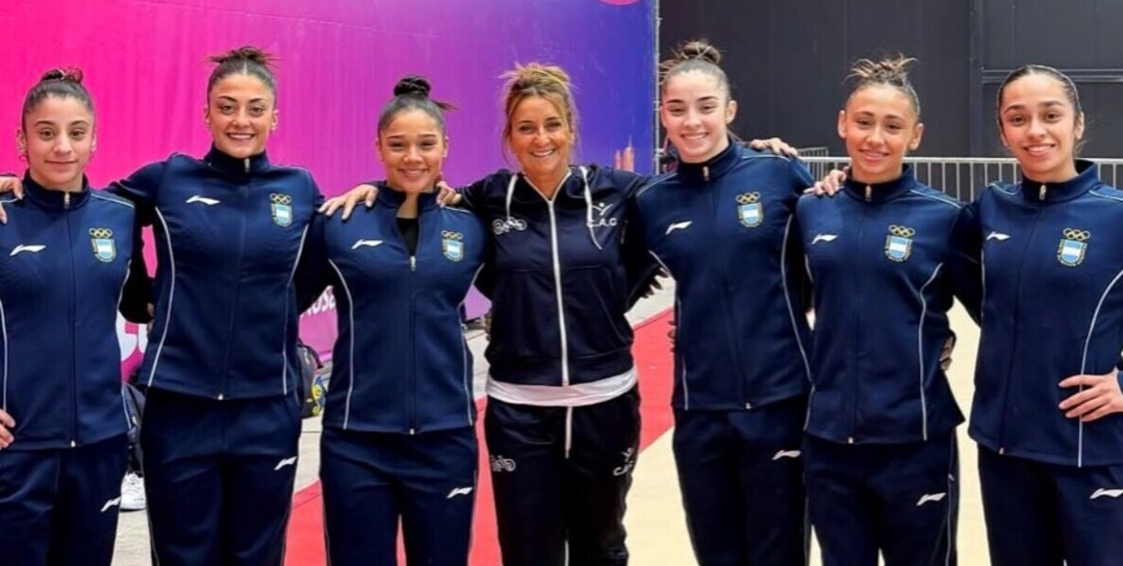 Gimnasia artística argentina logra doble oro en Santa Fe 2026