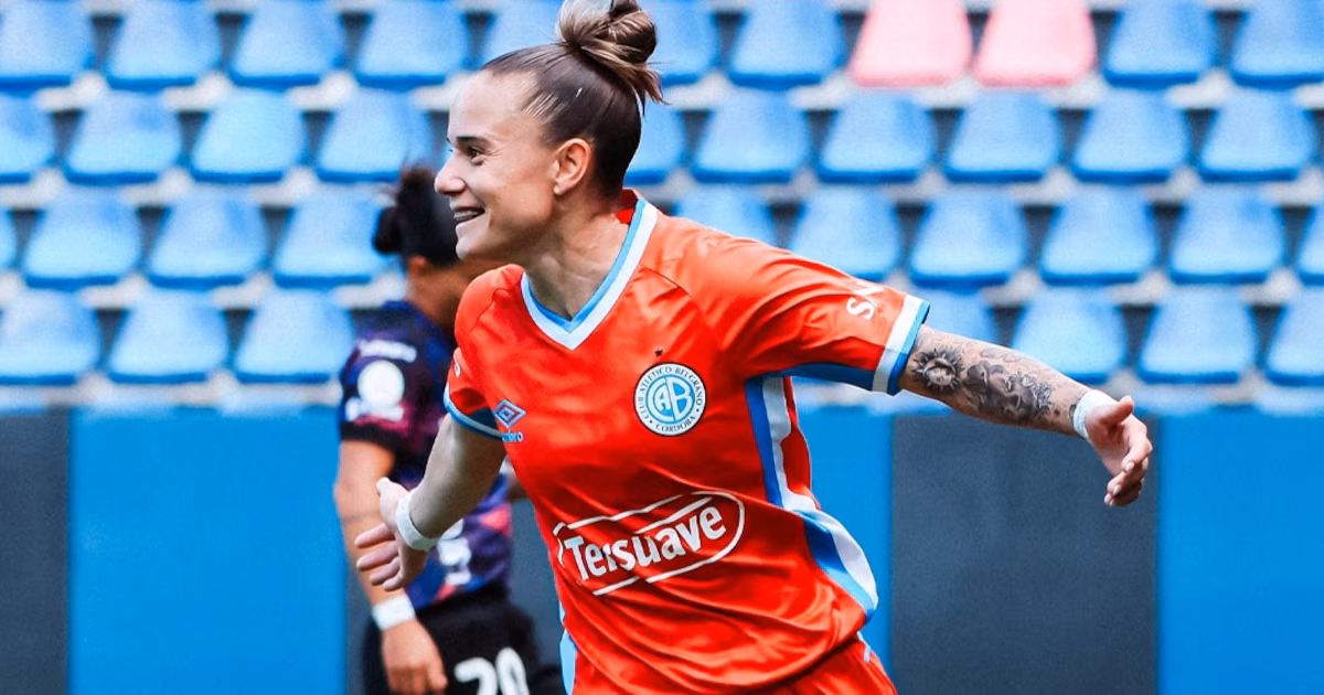 Julieta Alaides Paz marca el primer gol histórico de Belgrano en la Libertadores Femenina