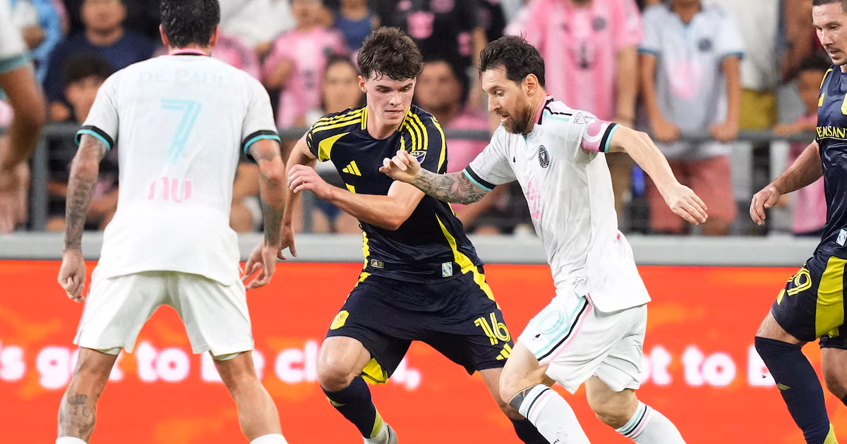 Messi convirtió un golazo, pero Inter Miami empató 2-2 con Nashville en el Nu Stadium