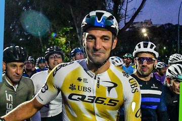 Lionel Scaloni completó el Gran Fondo Argentina en Buenos Aires con 129 km en 3h17m21s
