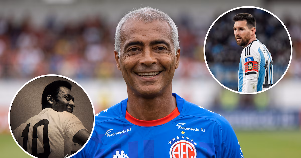 Romário sostiene que Pelé supera a Messi y repasa su trayectoria