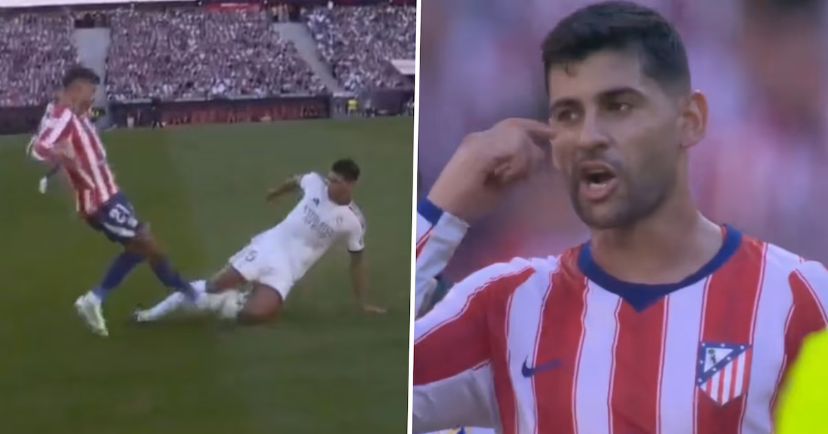 Clásico tenso: Romero y Bellingham protagonizaron un cruce que pudo terminar en roja; Atlético 2-1 Real Madrid