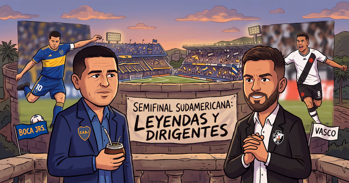 La historia que une a Riquelme y Pedrinho, dos exjugadores que hoy son presidentes, en la Sudamericana